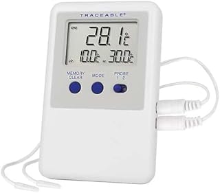 Traceable Ultra Calibrated Refrigerator/Freezer Thermometer (2 Bullet Probes)