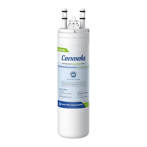 WF3CB Replacement Water Filter Compatible with Frigidaire WF3CB Pure Source 3 706465 242069601 242086201 242017800 WF425 Height 9 inches Pack of 1