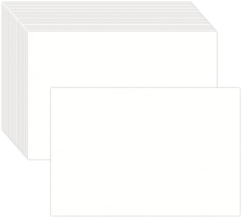 Cream Colored Cardstock Thick Paper - Blank Index Flash Note Post Cards Greeting Invitations Stationary 4 X 6 Heavy Weight 100 Lb Card Stock For Printer 100 Pack - View #9