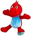 Produktbild Bauer Spielwaren Stretch Buddies - Dino: Kuscheltier aus softem Plüsch, mit beweglichen Armen und Beinen, 18cm, rot (12271)