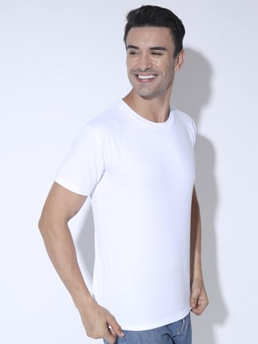 Image of Round Neck Half Sleeve Pure Cotton T-Shirt