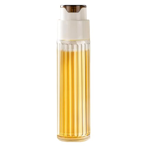 Dispensador de aceite de oliva, botella de aceite de vidrio de cocina de apertura automática, contenedor de aceite portátil, botella de aceite recargable, accesorio de cocina para barbacoa, picnic al