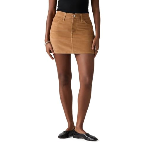 Levi's Women's Icon Skirt, Sweet Honey (Corduroy), 26, Standard