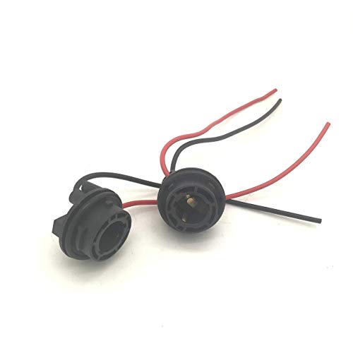 CarModShop Pre-Wired 581 PY21W BAU15S Bulb Socket Holders LED Repair Indicator - Pack of 2