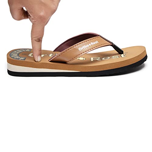 Image of Ortho + Rest Women's Soft Comfortable Orthopedic Doctor Joy Slipper and Flip Flops for Home Daily Use