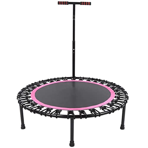 Funda trampolín Entrenamiento, Carga máxima 550 LB, trampolín con pasamanos, trampolín Ejercicio Plegable, Exteriores, Adultos, Interior, Accesorios Repuesto