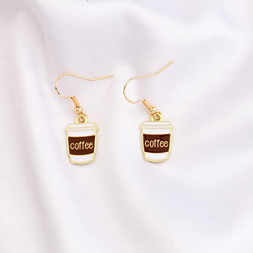 BNQL Dangle Coffee Cup Earrings - Gifts for Coffee Lovers3