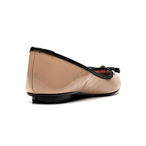 Sapatilha Moleca Fresh Bege/Preto Feminino