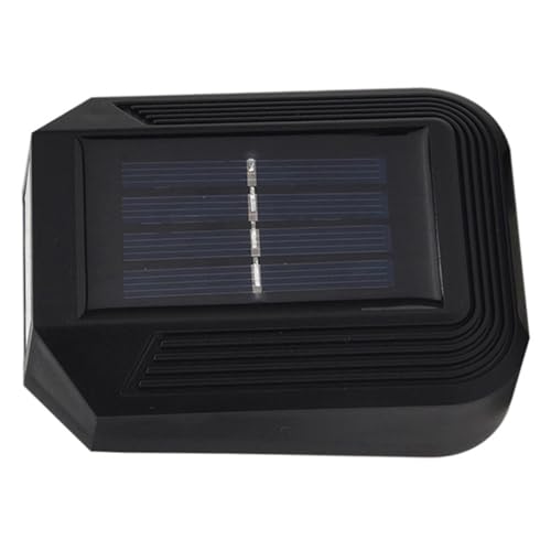 Zerodeko Lámpara Solar de Pared Grande 6 Led, Luz Cálida para Jardín Exterior, Luz Decorativa Resistente al Agua para Patio y Cercas, Iluminación Solar para Exteriores