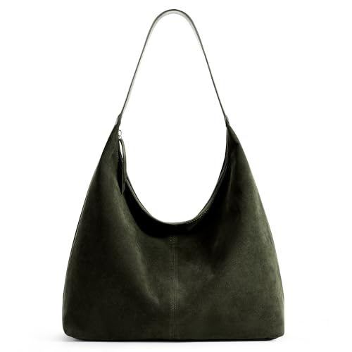 Image of KALIDI Casual Tote Bag Vegan Leather Hobo Zipper Work Bag Weekender Shoulder for Women Shoulder Travel Purse