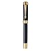 Parker Duofold Centennial Fountain Pen Prestige Blue Chevron Fine Solid Gold Nib Black Ink and Convertor (1931369)