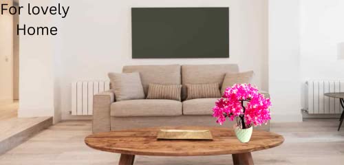 Image of Artificial Flowers for Decoration with Pot Combo of 1PCs Plastic Tree Forest Bonsai Plant with Pot for Home Decoration Office Table Greenery Room Home Decor Plants ( Decoration Items for Home ) (S G P)