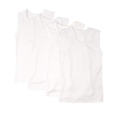 I&S Boy's Pack of 4 Tank Tops Soft Undershirts