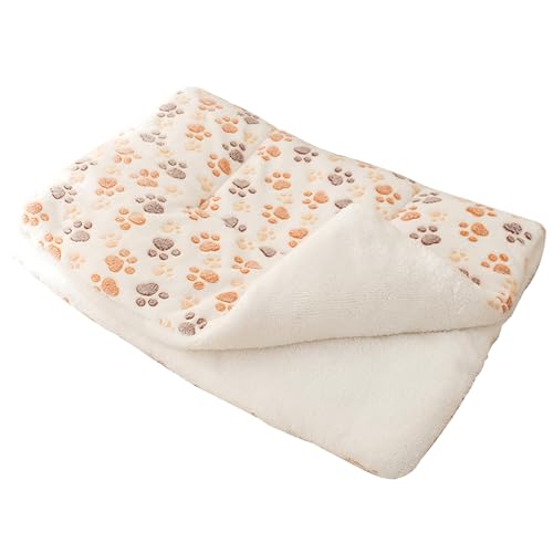 KoiFlow 猫 布団 犬 布団 犬用ベッド ドッグコット 大型犬用 洗濯可能 通気性メッシュ 組立簡単 滑り止めフィート 耐噛 屋内屋外キャンプベッド 四季通用 小・中・大型犬・猫に対応 (ホワイト(ペット用毛布), Mサイズ(30KGまで))