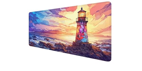 Tapis de souris XXL gaming 1000x500 mm mouse pad antidérapant avec bords cousus pour PC gamer