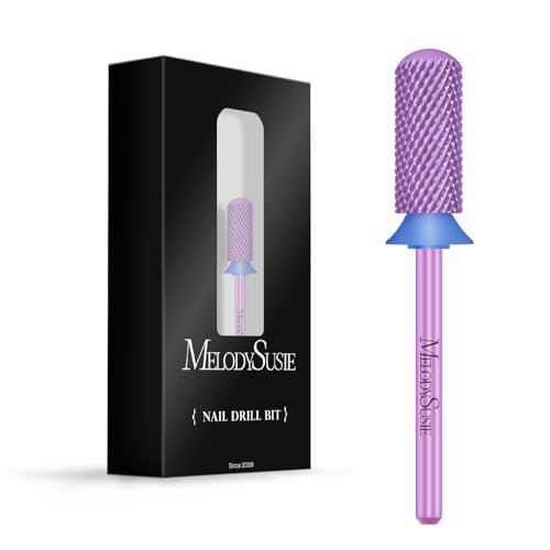 MelodySusie Safety Nail Drill Bits, 3/32'' Smooth...