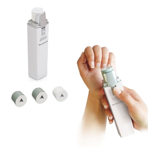 Elyseer Lima Elettrica Rotante per Unghie - Ideale per Manicure e Pedicure, Lucida e Modella le Unghie Velocemente - con Testine Interscambiabili - Facile, Compatto, Leggero e Portatile