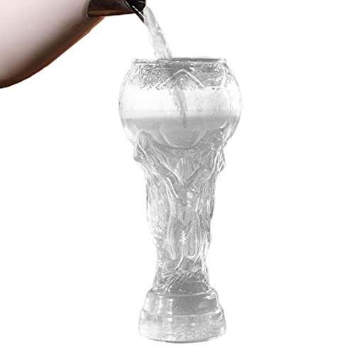 Zhihui Vasos de cerveza de Football Coach,Jarras de cerveza en forma de fútbol | Cerveza única para hombres, hermanos, hijos, padres, colegas y vecinos Cover