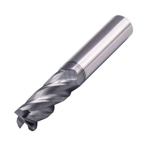 Image of 4 Flute Solid Carbide Square End Mill Set(5Pcs, 3 /8in), AlTiN Coated | 35 Helix, 3 /8 inch Cutting Dia, 3 /8 inch Shank Dia, 1 inch LOC, 2-1 /2 inch OAL For Milling Alloy Steel, Hardened Steel, Iron, Copper