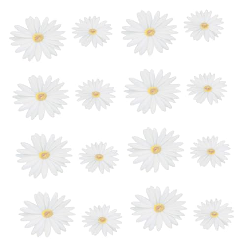 Ciieeo 1 Caja Decoración Cupcake Margaritas de Papel Resistentes para Bodas y Fiestas Infantiles Unidades de Toppers para Tartas de Comunión y Shower