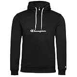 Champion American Classics Hombre Sudadera con Capucha Negro L 100% algodón Regular