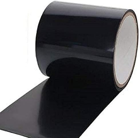 Rubberized Waterproof Tape, Patch, Bond, Seal And Repair Instantly Stops Leaks,4'' X 5'',Black