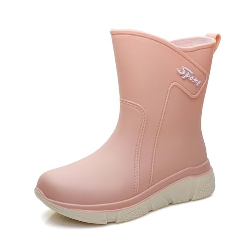 Chaussures de pluie antidérapantes femme avec semelle profilée résistante à l'huile