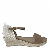 Corina SANDALIA CUÑA ESPARTO DESCUBIERTA