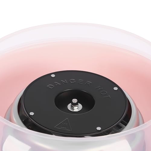 Zuckerwattemaschine für Zuhause: Retro Cotton Candy Machine mit Zubehör, 10x Zuckerwatte-Stäbchen, Mess-Löffel, 500 W – Bild 5