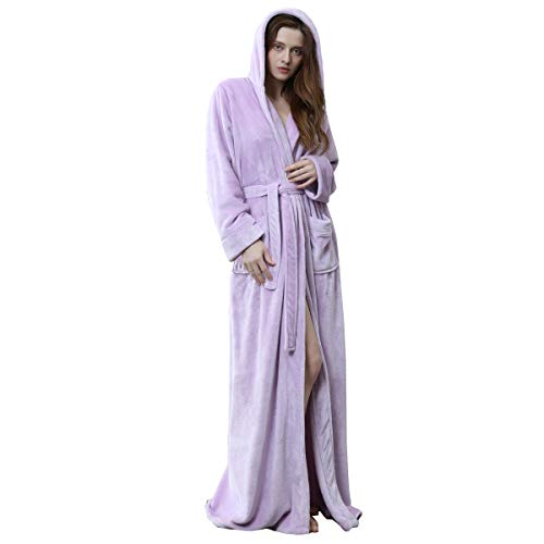 Kinloy Peignoir à capuche en polaire doux et confortable Cover
