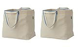 I-K-E-A Foldable SPIKRAK Shopping Bags, Reusable Grocery Tote Bag Lightweight Strong & Durable Cotto