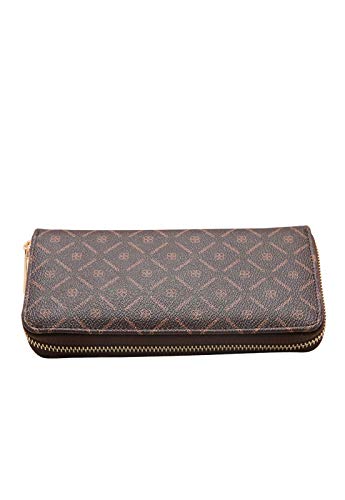 Carteira Feminina Monograma Shine de Mão café