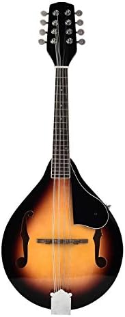 LAGRIMA 8 Strings Wood Mandolin,A Style Mandolin Acoustic Mandolins Instrument for Beginner Adults