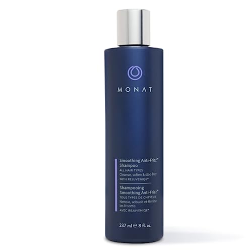 MONAT Smoothing Anti Frizz™ Shampoo - w/Rejuveniqe®, Gentle Blend of High-Performing Plant Actives Will Leave Your Hair Without Frizz, Smooth, and Silkier - Net Wt. 237 ml / 8 fl. oz.