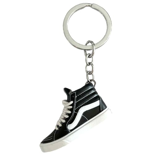 Llavero Zapatilla De Deporte, Mini Zapatilla Llavero, Llavero Sneaker, Llavero Zapatilla Estilo Urbano, Llavero Zapatilla Alta, Llavero De Mini Zapatilla De Deporte, Compatible Con Vans
