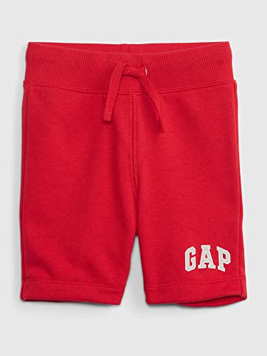 Gap Baby Boys Logo Shorts, Red Wagon, 3-6 Months Us #TOP1