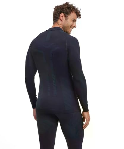 Falke Herren Warm Turtleneck Funktionsshirt Langarm Funktionswäsche – Ansicht 2