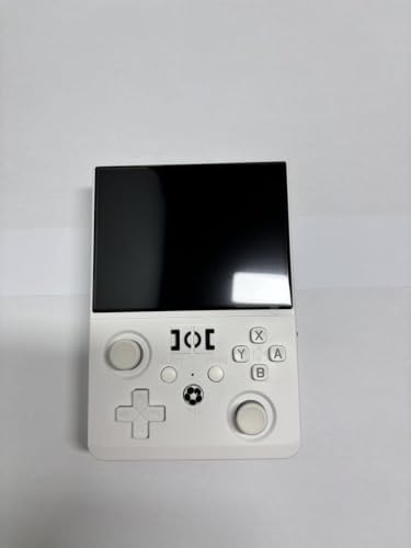 Newest R36MAX Ⅱ 4.5 Inch Retro Handheld Game Console,1024x768 IPS HD Screen,128G Built-in 22000+ Classic Game,Portable Open Source Linux System,4000mAh Battery with Arcade Joysticks*2 (White)