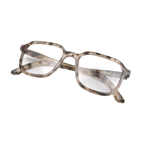 Image of LONDON MOLE Hollywood thin lightweight reading glasses | Sleek square frame | Contemporary minimal style | Men and women