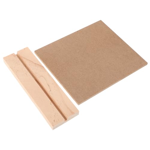 FUNOMOCYA Practical Message Board Small Whiteboard Small Message Board for Store Letter Board Sign Light Brown