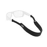 Chums Neoprene Classic Eyewear Retainer - Durable Floating Sunglasses Sport Strap (Black)