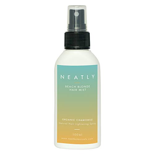 Beach Blonde Hair Mist by NEATLY | 100 ml | Contains Chamomile Extract & Magnesium oil | Natural & Organic Hair Lightening Spray for a Blonde Beach look | For wet as well as dry hair