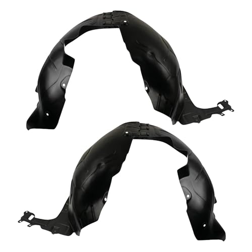 Image of TRQ Front Driver and Passenger Side Inner Fender Liner Set Compatible with 2013-2015 Chevrolet Malibu 2016 Malibu Limited