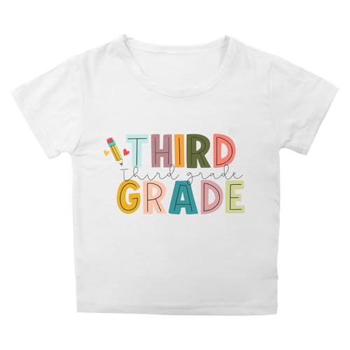 First Day of Kindergarten Shirt Girls Boys First 2nd Third Fourth Grade Tshirt Kids Back to School Graphic Tee Tops2