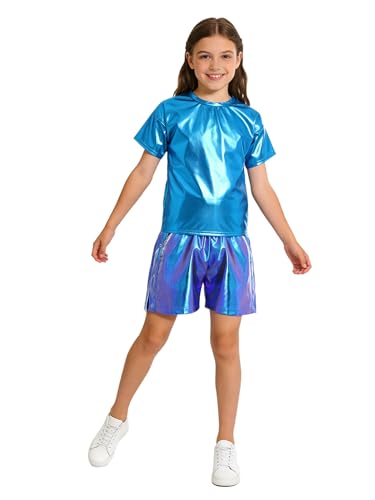 Shorts danse et t-shirt fille qui ne glissent pas pour entraînement de jazz