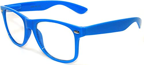 Image of OWL Retro Style Sunglasses 80's Classic Vintage Unisex Nerd Colored Frame
