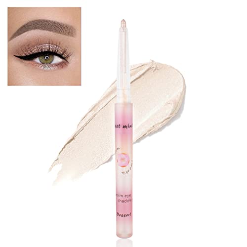 INGRINC Lying Silkworm Eyeliner Pen Shiny Matte Rotatable Highlighter Makeup Eyeshadow Pencil Brighten Bottom-Eyelid Silkworm Makeup Eyeshadow Eyeliner Pen for Women Girls (1)