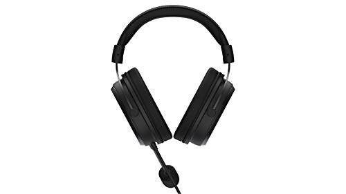 SPC Gear VIRO Cuffie Gaming con Microfono Rimovibile (miniJack da 3,5 mm, Cavi da 120 cm e 270 cm con Regolatore del Volume), nero, regolabile
