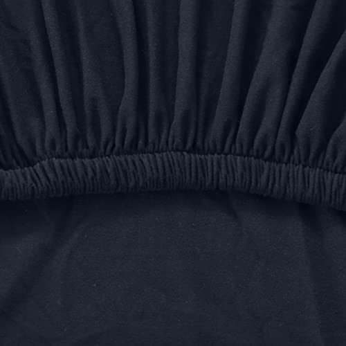Housse de canapé extensible noir 4 places pour protection universelle - 4