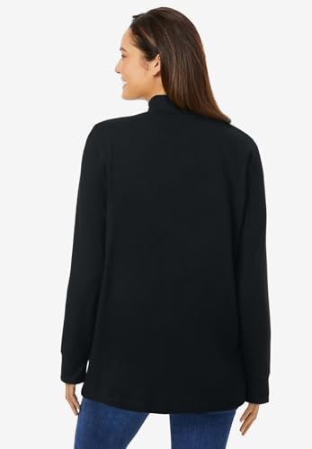 Woman Within Plus Size Perfect Long-Sleeve Turtleneck Tee (Petite Available)2